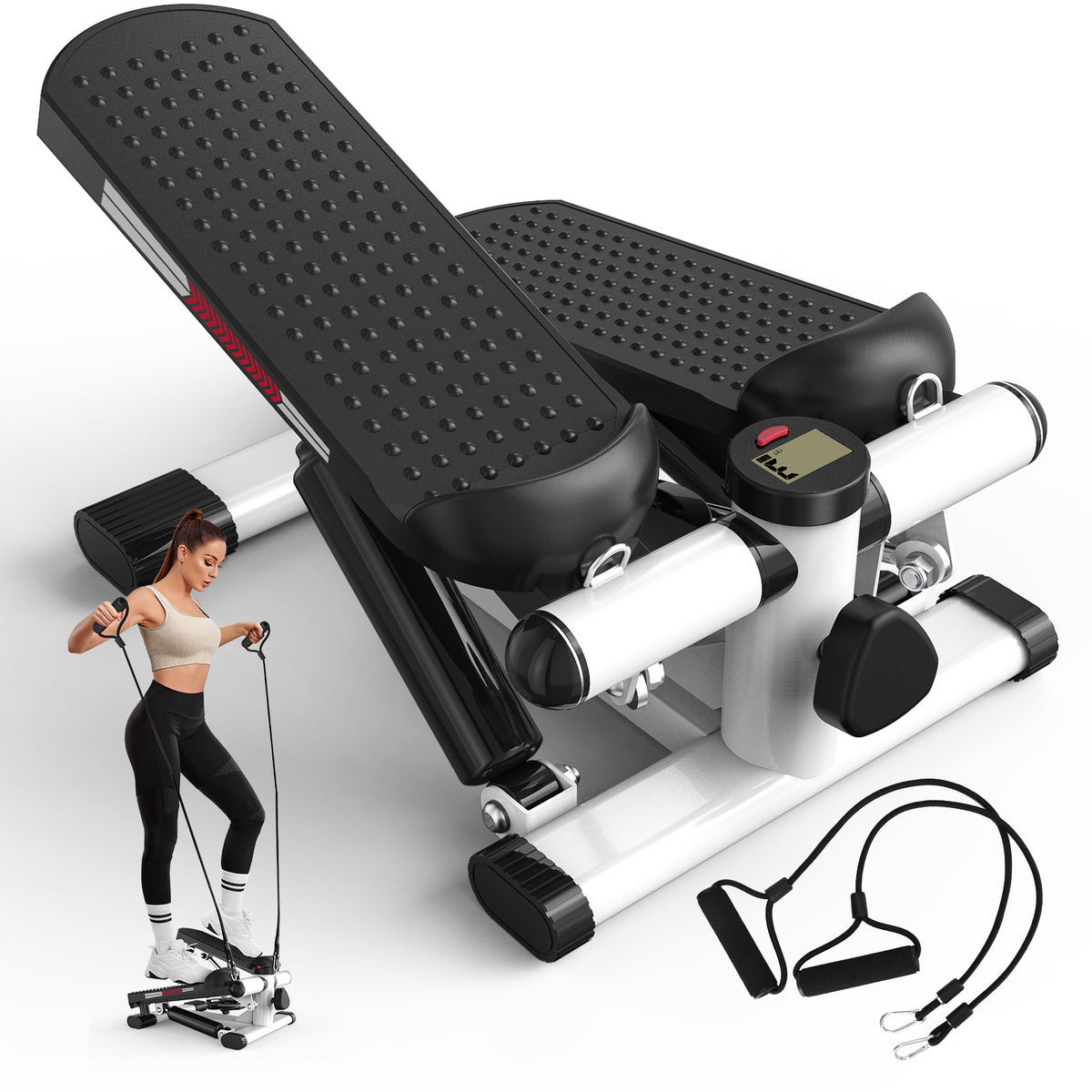 Mini stepper JASPORT ST1 para uso doméstico (modelo blanco)