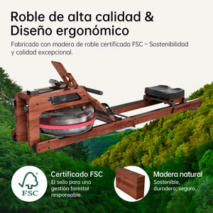 JASPORT R3 Máquina de Remo de Agua Plegable para Casa (Sapeli)