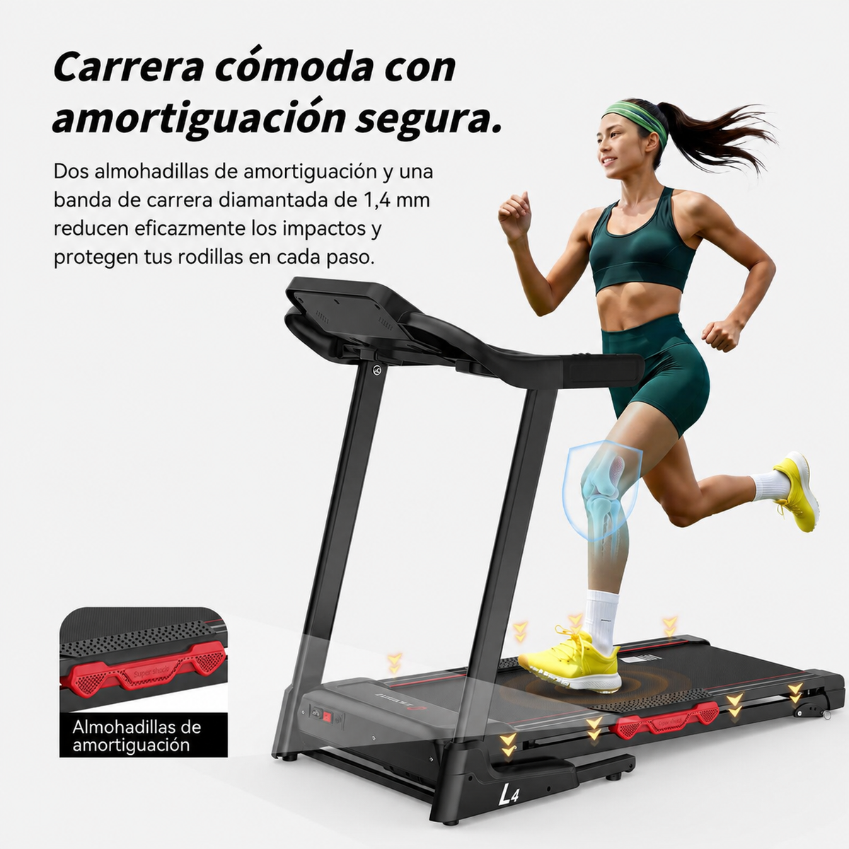 JASPORT L4 cinta de correr plegable para el hogar