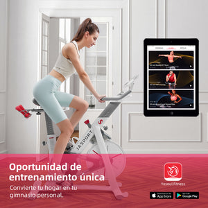 JASPORT S3 Bicicleta indoor inteligente – Blanco