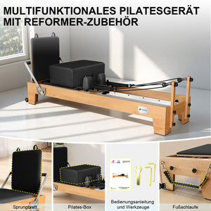 JASPORT P80 Reformer Pilates de madera de haya