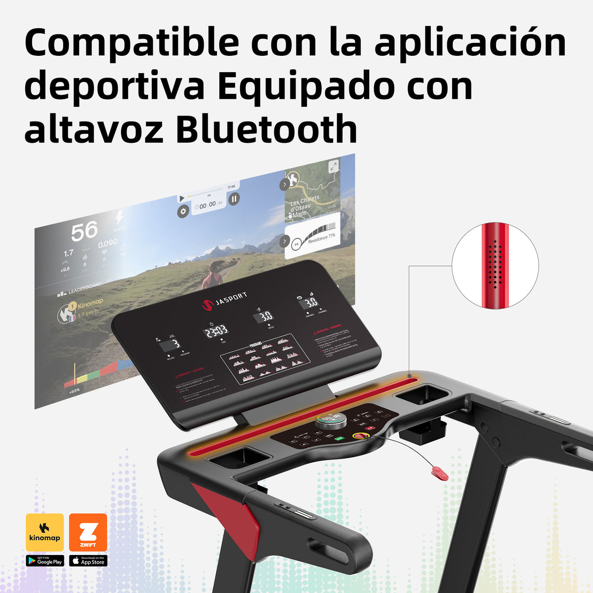 JASPORT L3 Cinta de correr plegable para casa