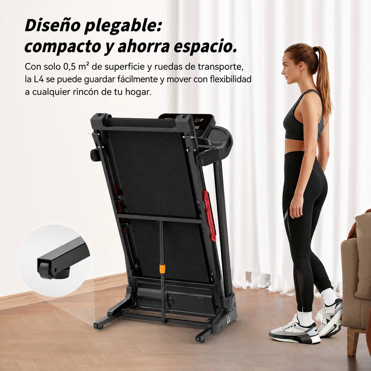 JASPORT L4 cinta de correr plegable para el hogar