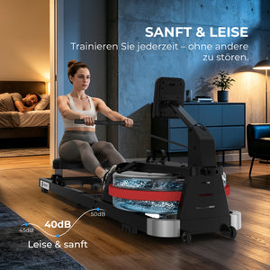 JASPORT RE1 Máquina de remo de agua plegable para entrenar en casa