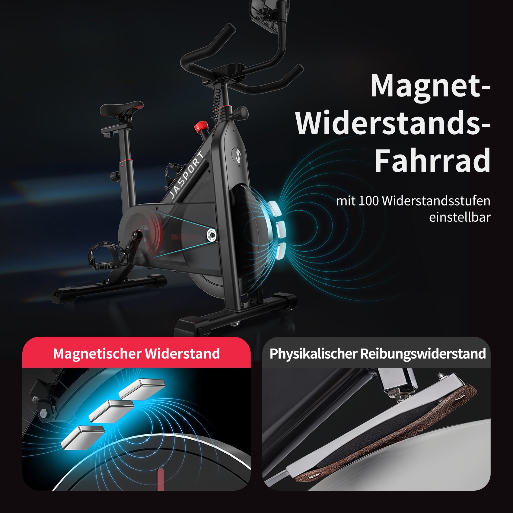 JASPORT C3 Bicicleta indoor inteligente