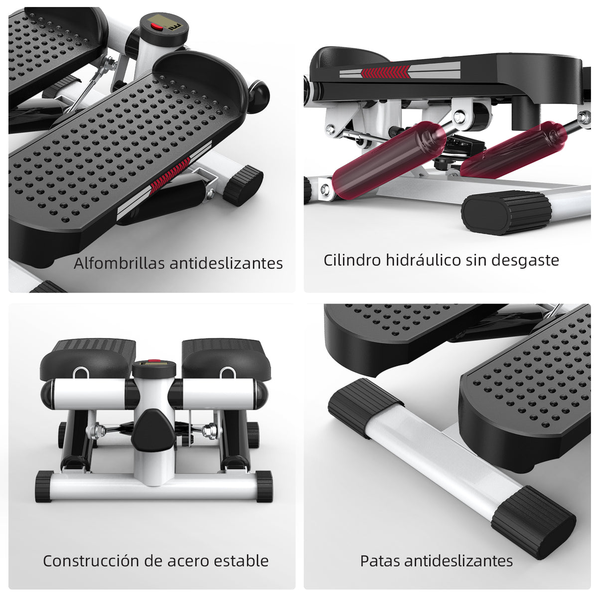 Mini stepper JASPORT ST1 para uso doméstico (modelo blanco)