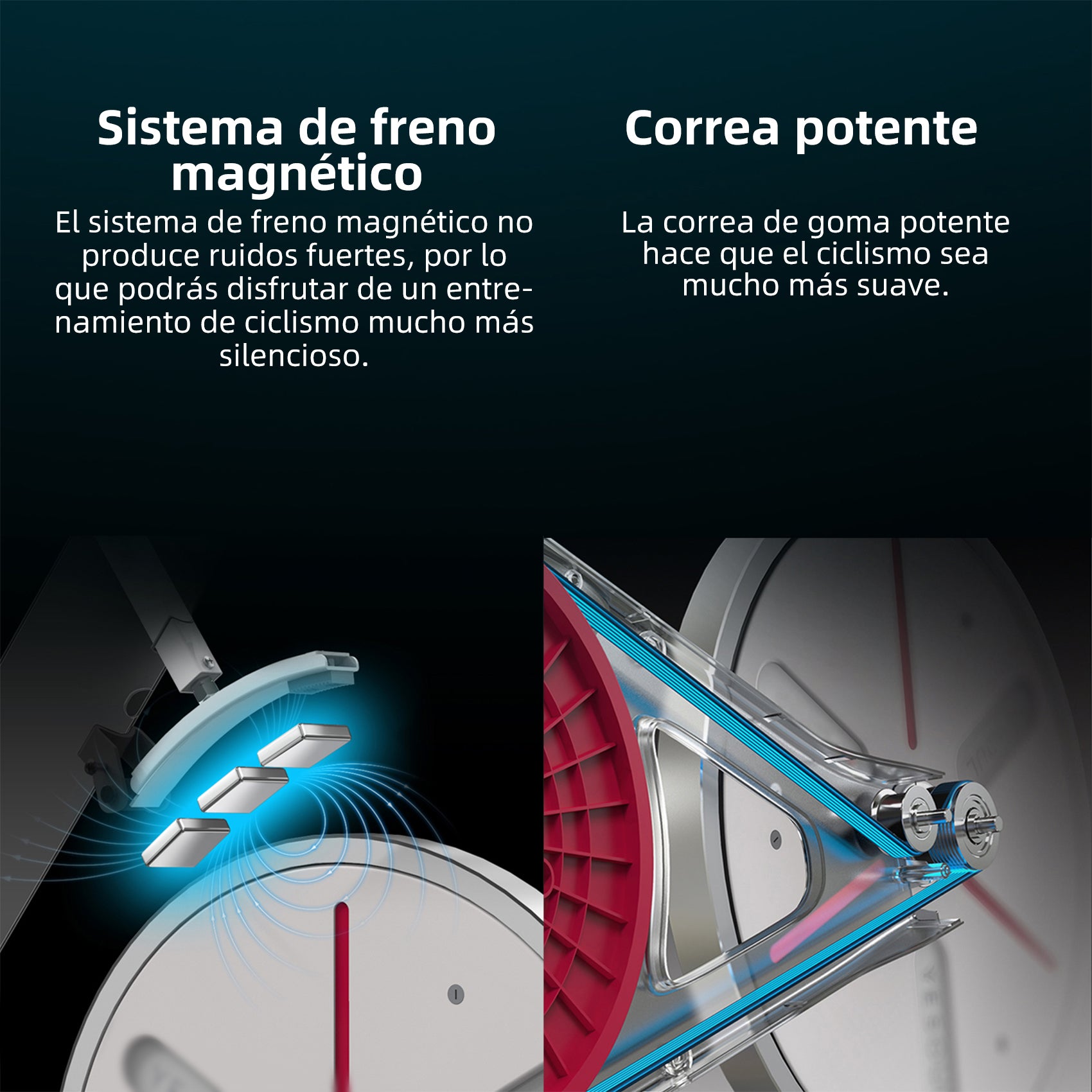 JASPORT S3 Bicicleta indoor inteligente – Blanco