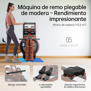 JASPORT R3 Máquina de Remo de Agua Plegable para Casa (Sapeli)