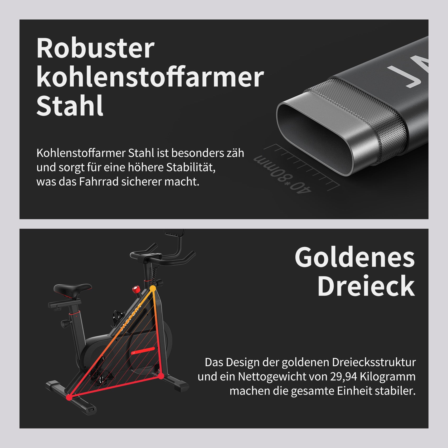 JASPORT C3 Bicicleta indoor inteligente