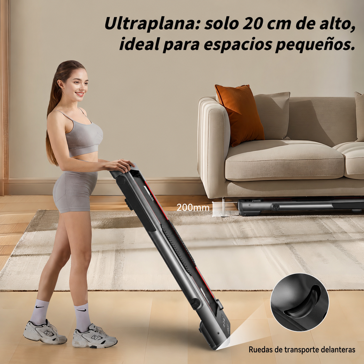 Cinta de correr 2 en 1 JASPORT GL3 para el hogar