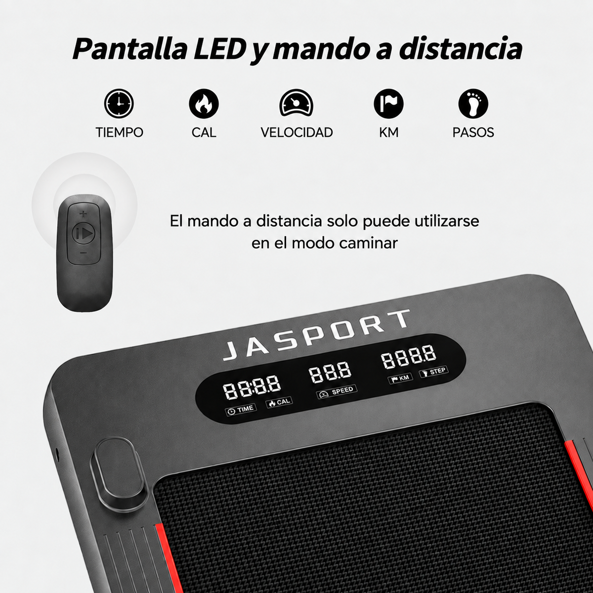 Cinta de correr 2 en 1 JASPORT GL3 para el hogar