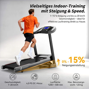 Cinta de correr plegable JASPORT L6 para el hogar