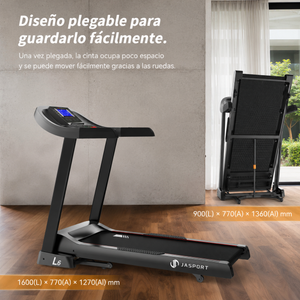 Cinta de correr plegable JASPORT L6 para el hogar